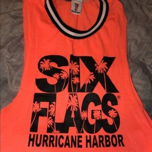 Six Flags Hurricane Harbor Orange tank